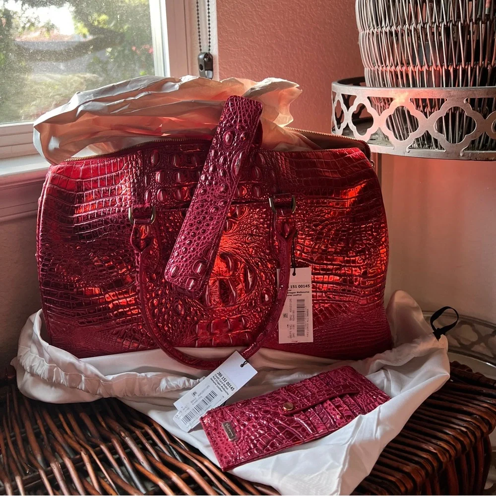 Brahmin Spencer bag Red Dragon - Picture 6 of 7